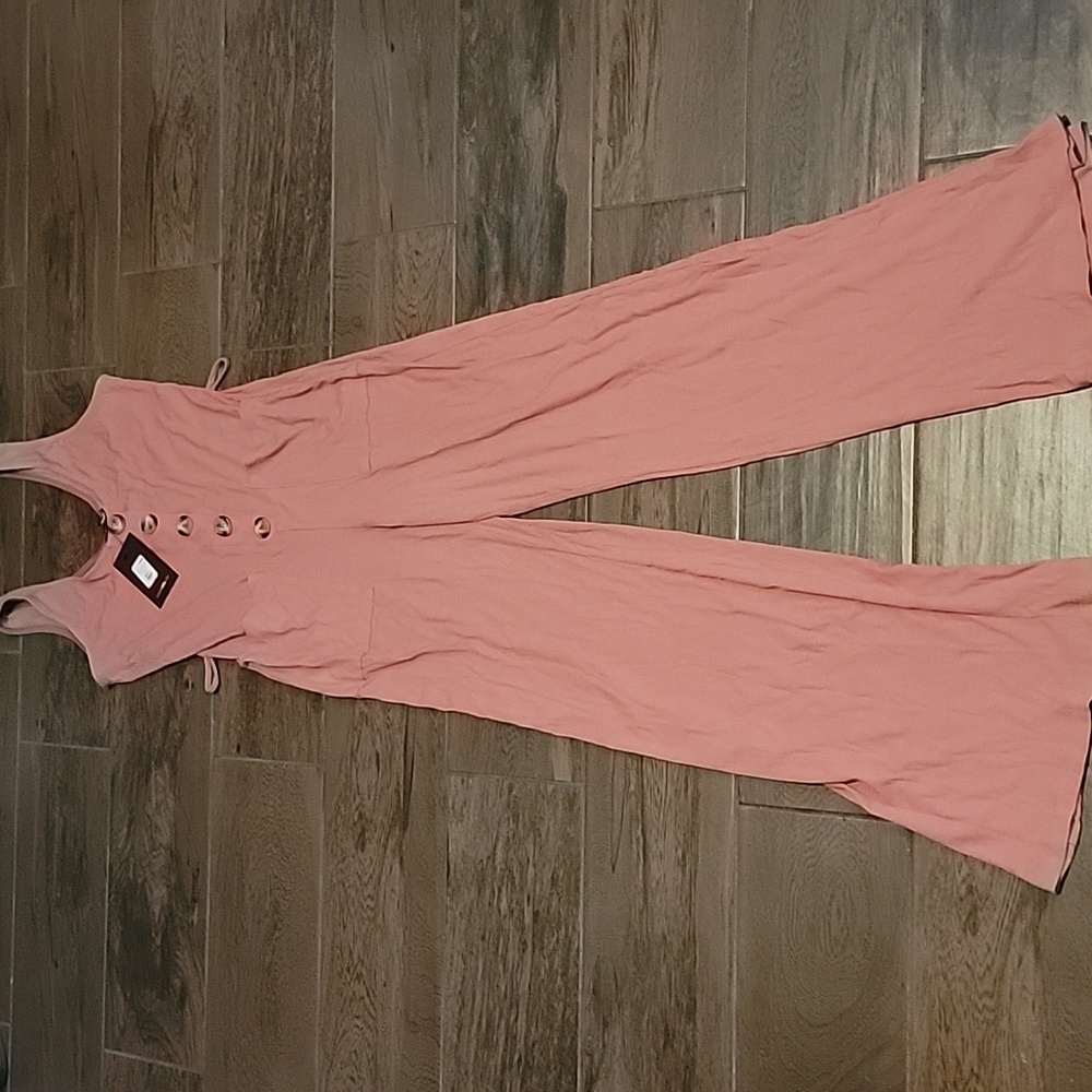 Fashion Nova Coral Jumpsuit